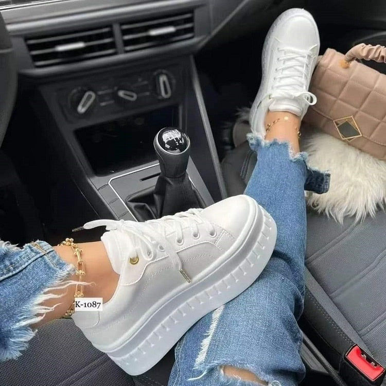 Thumbnail: Casual Flat Women's Shoes Beige/Pink/Green/Khaki/Black/White