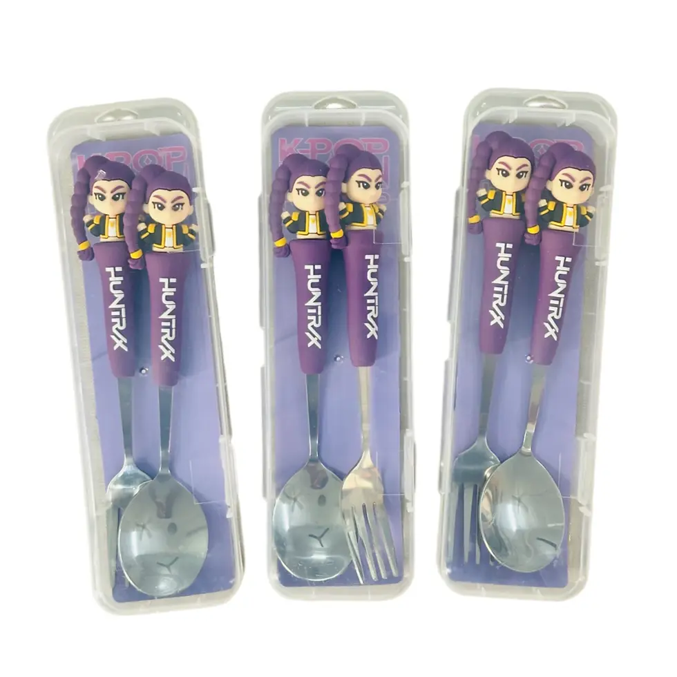 Thumbnail: Anime Hunters Girls Lumi Mila Zoi Spoon Fork 304 Stainless Steel