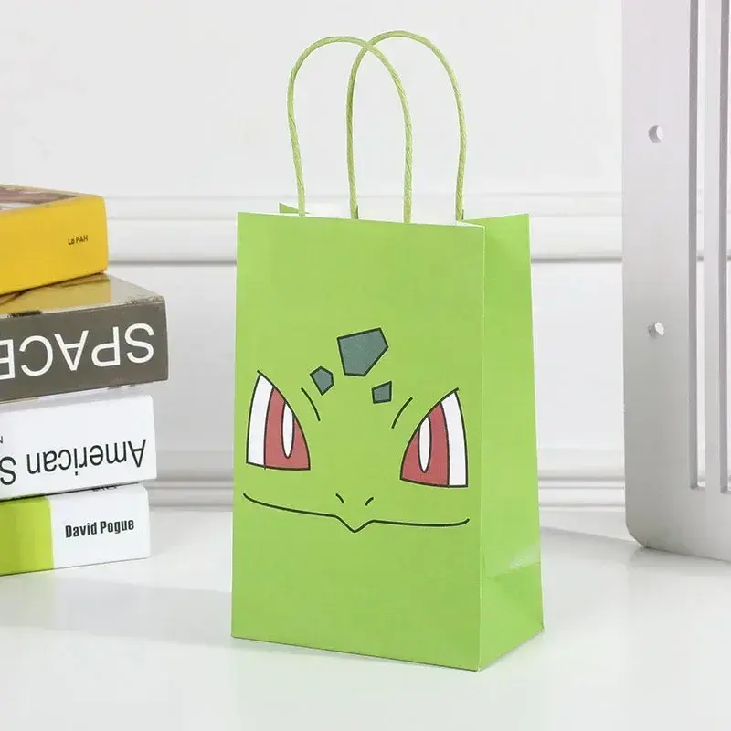 Thumbnail: 4Pcs Pokemon Candy Paper 4 Color Bag Anime Cartoon Pikachu Packaging