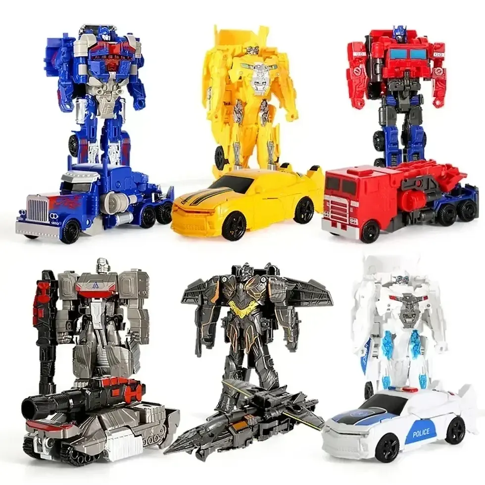 Thumbnail: Transformation Car Anime Robot Model One Step Deformation Robot Toy