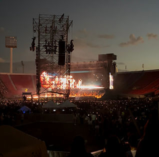 Mujer alegre al aire libre