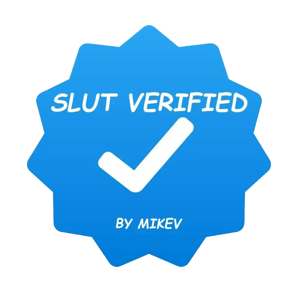 Sticker "Slut Verified" Glow in the Dark – By Mikev