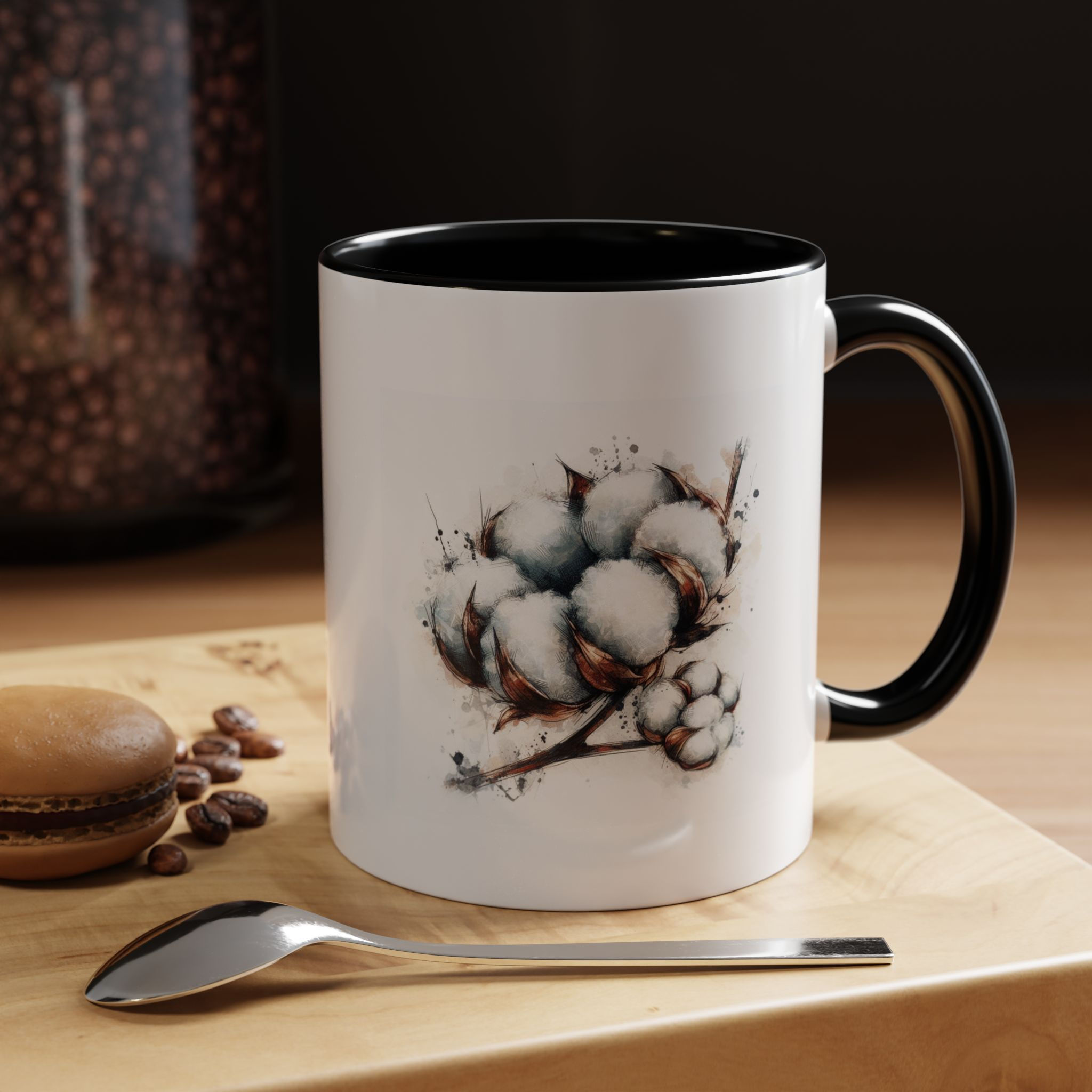 Cotton Plant Flower Country Life Coffee Mug