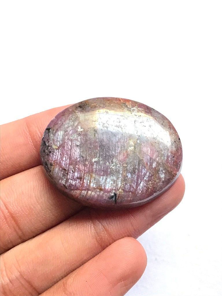 Миниатюра: Ruby Cabochon 1 Piece Size 40 MM Approx