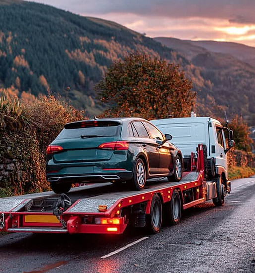 green-white-tow-truck-roadside-assist