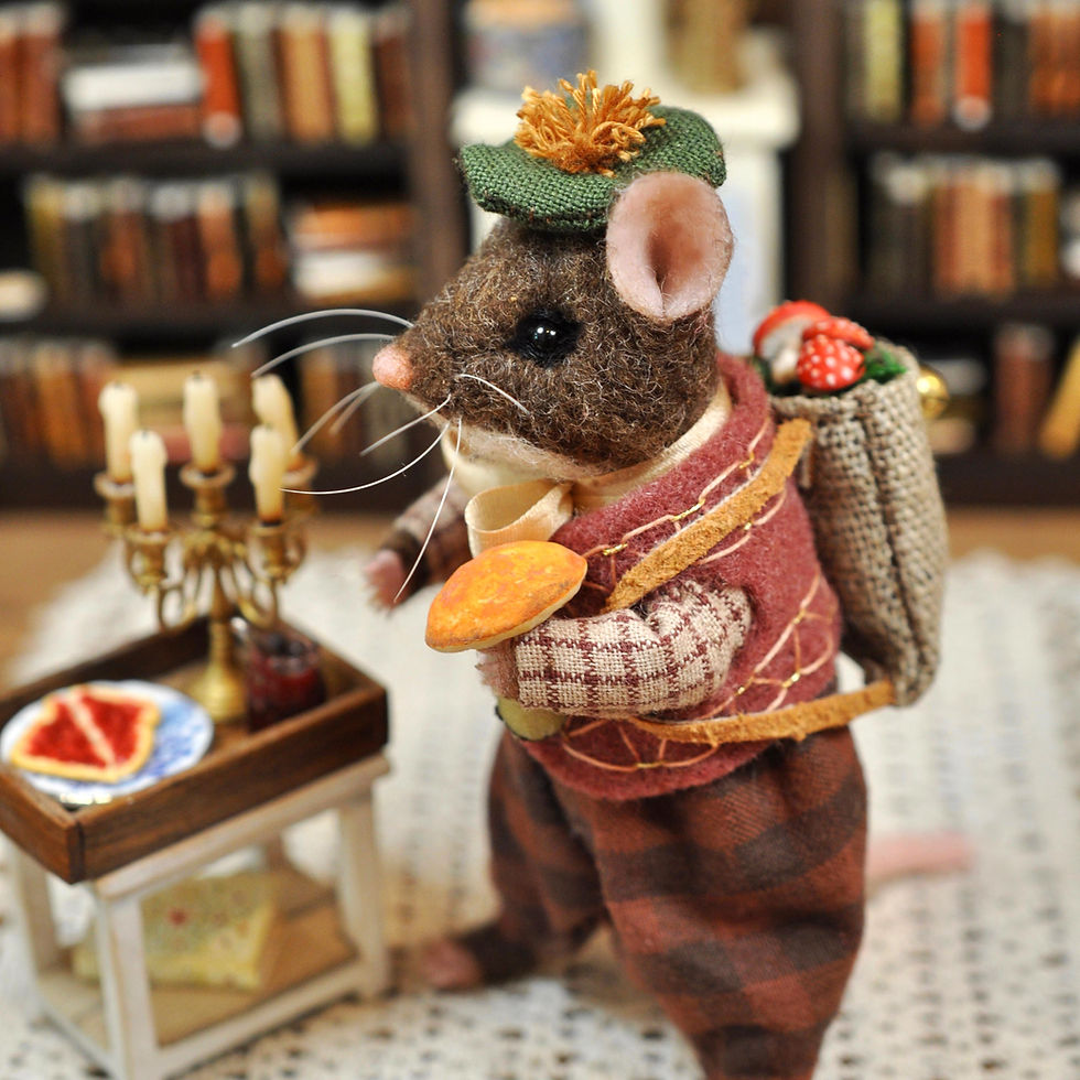 Miniature : Little Autumn Dormouse