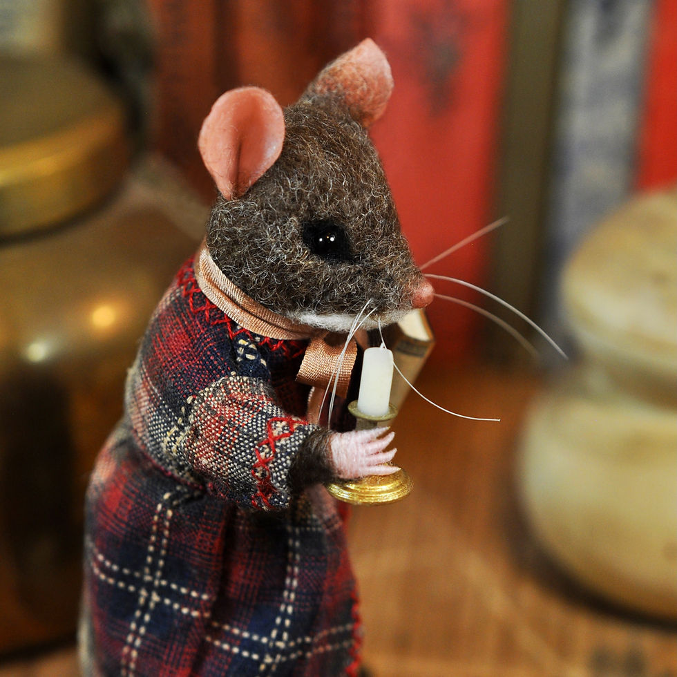 Thumbnail: Little Dormouse in his dressing gown
