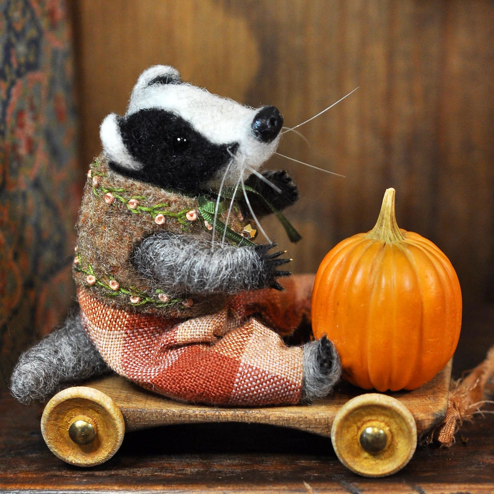 Thumbnail: Little Badger and his wooden cart