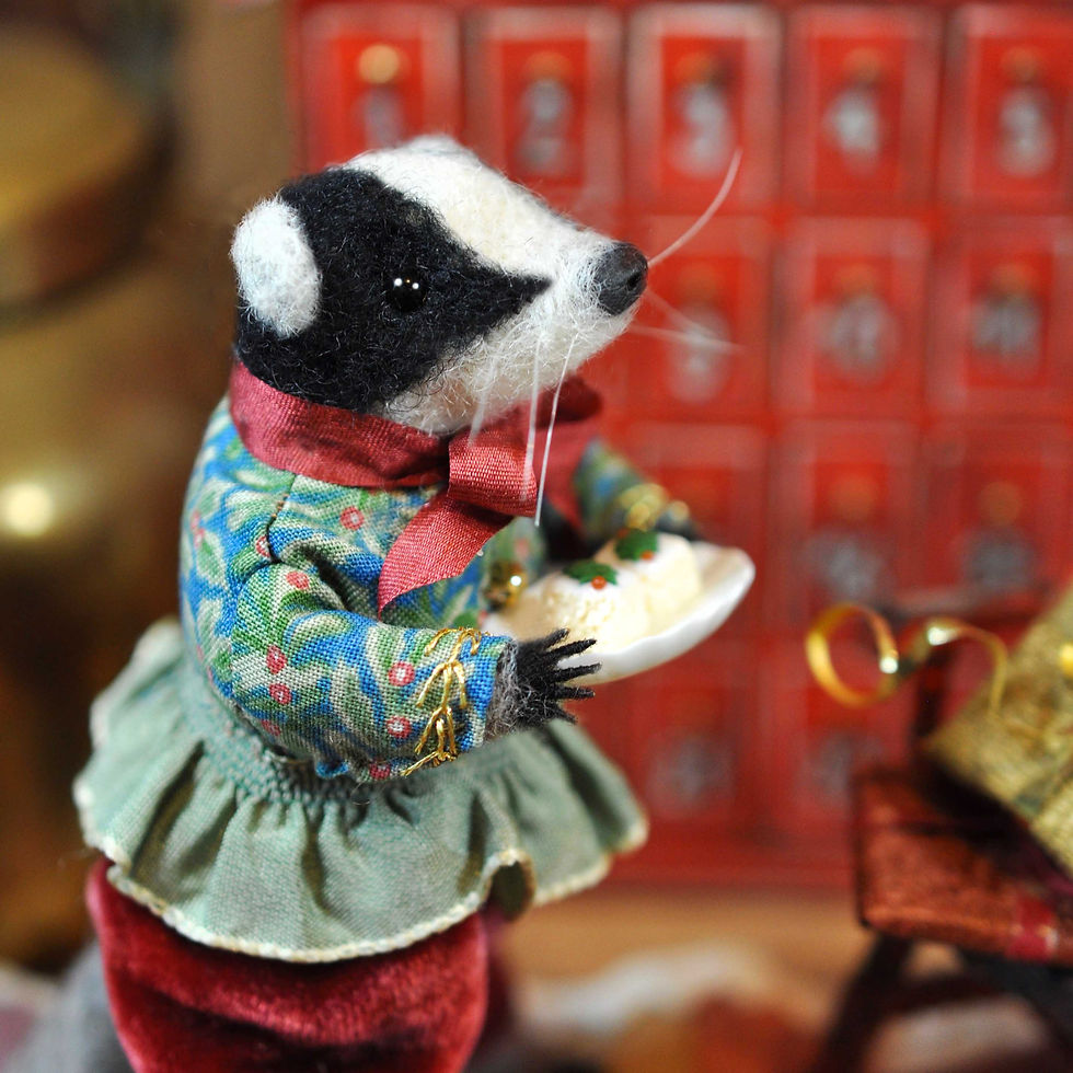 Thumbnail: Little Christmas Mr Badger