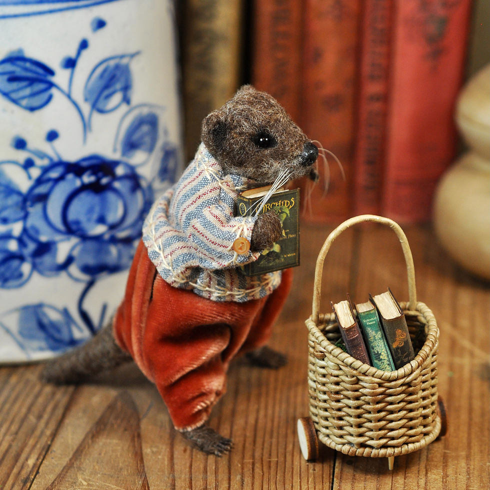 Thumbnail: Little Otter and his favorite books
