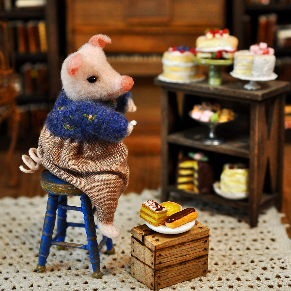 Thumbnail: Little Piglet and his cakes