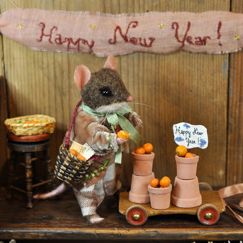Thumbnail: Little Mr Dormouse and his basket