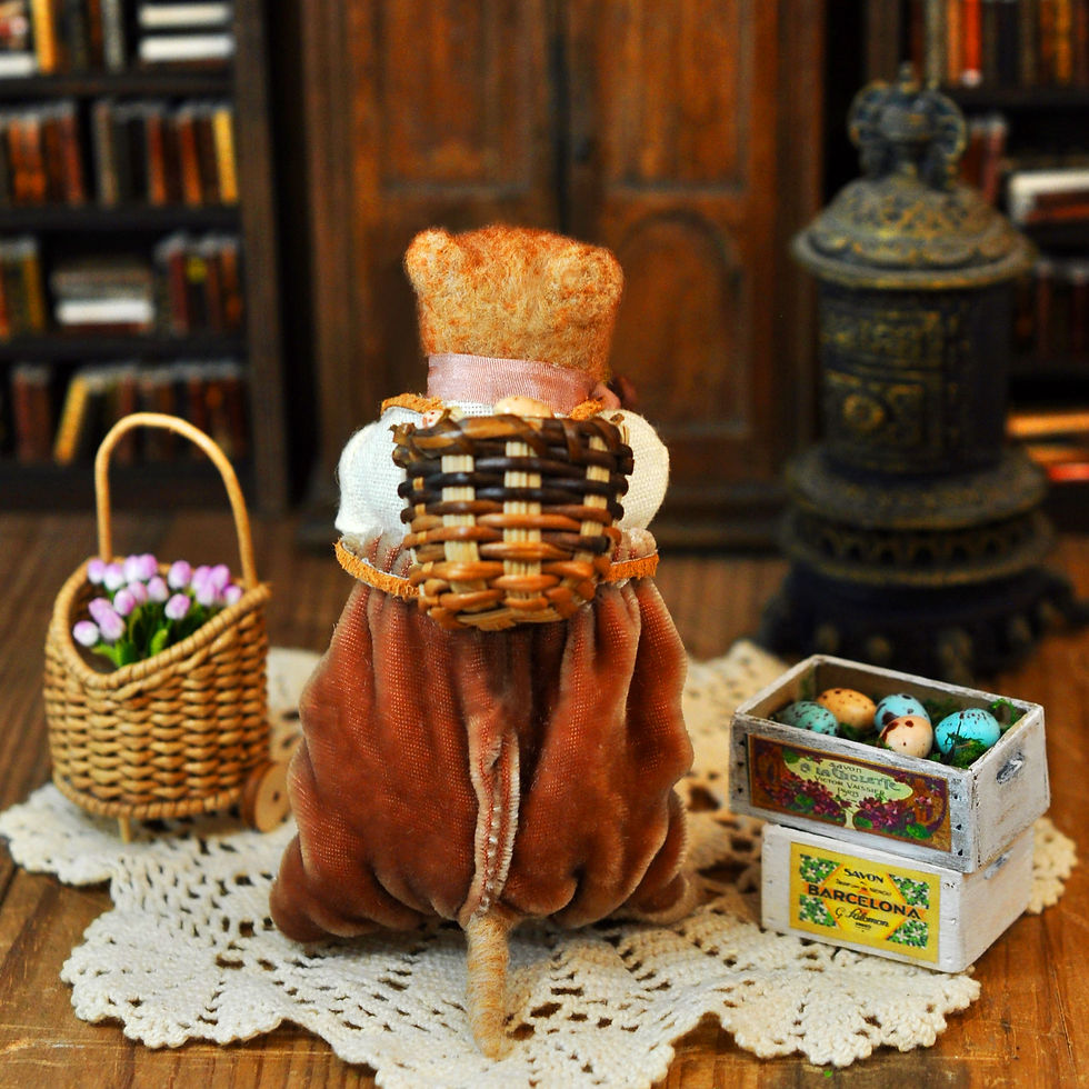 Thumbnail: Little Mr Easter Bear and his eggs