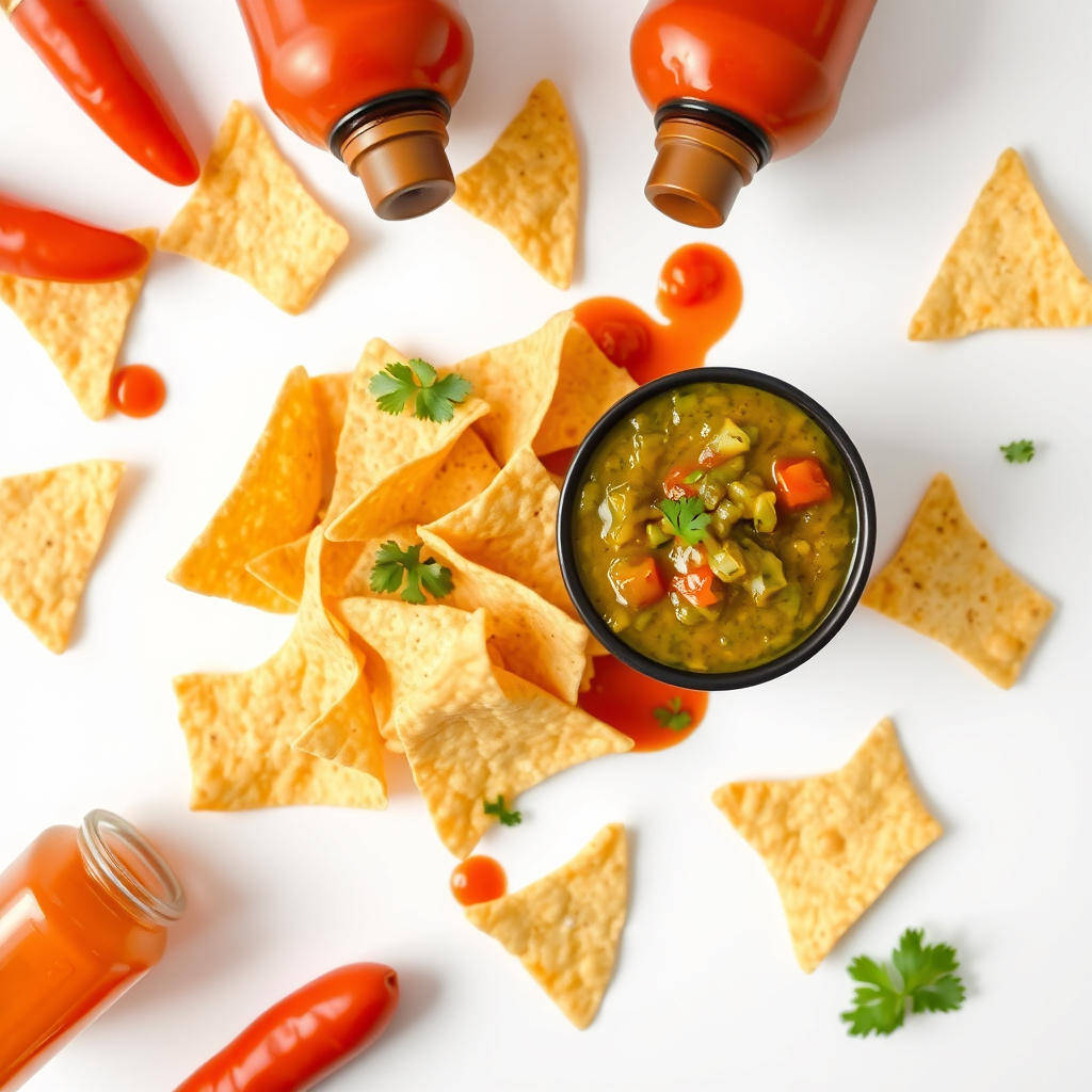 Arranged Food and Objects