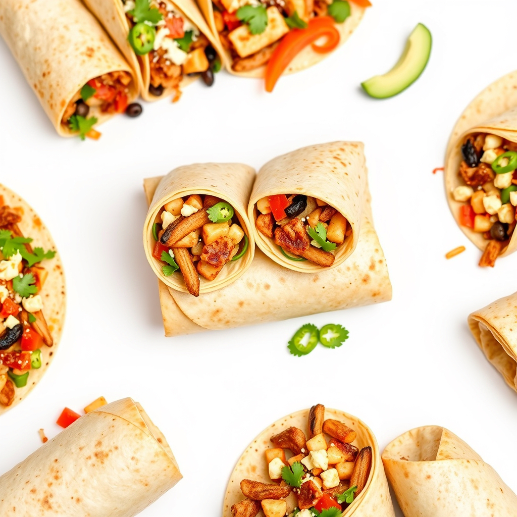 Arranged Food and Objects