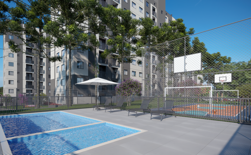 Residencial Santa Chiara apartamentos a venda Araucária - AZES Imóveis