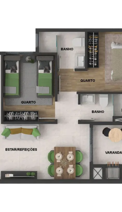 Apartamentos em Curitiba e região 100% financiados.