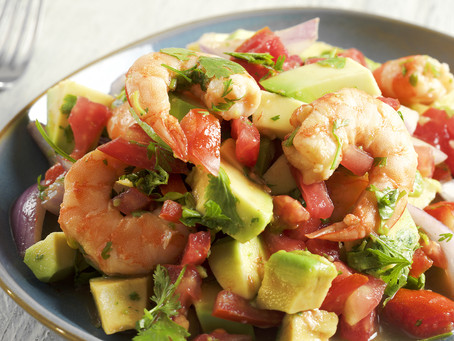 Shrimp, Avocado, & Tomato Salad