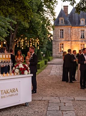 Bar à parfums évènementiel pour mariage à Saint-Étienne - Maison Takara