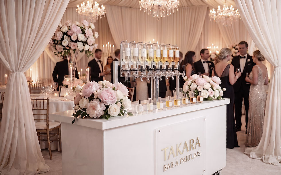 bar à parfums mariage chic loire
