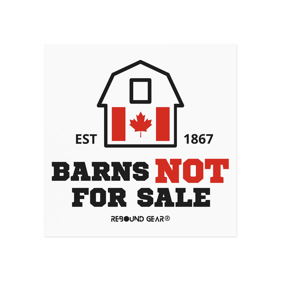 BARNS NOT FOR SALE Square Magnet