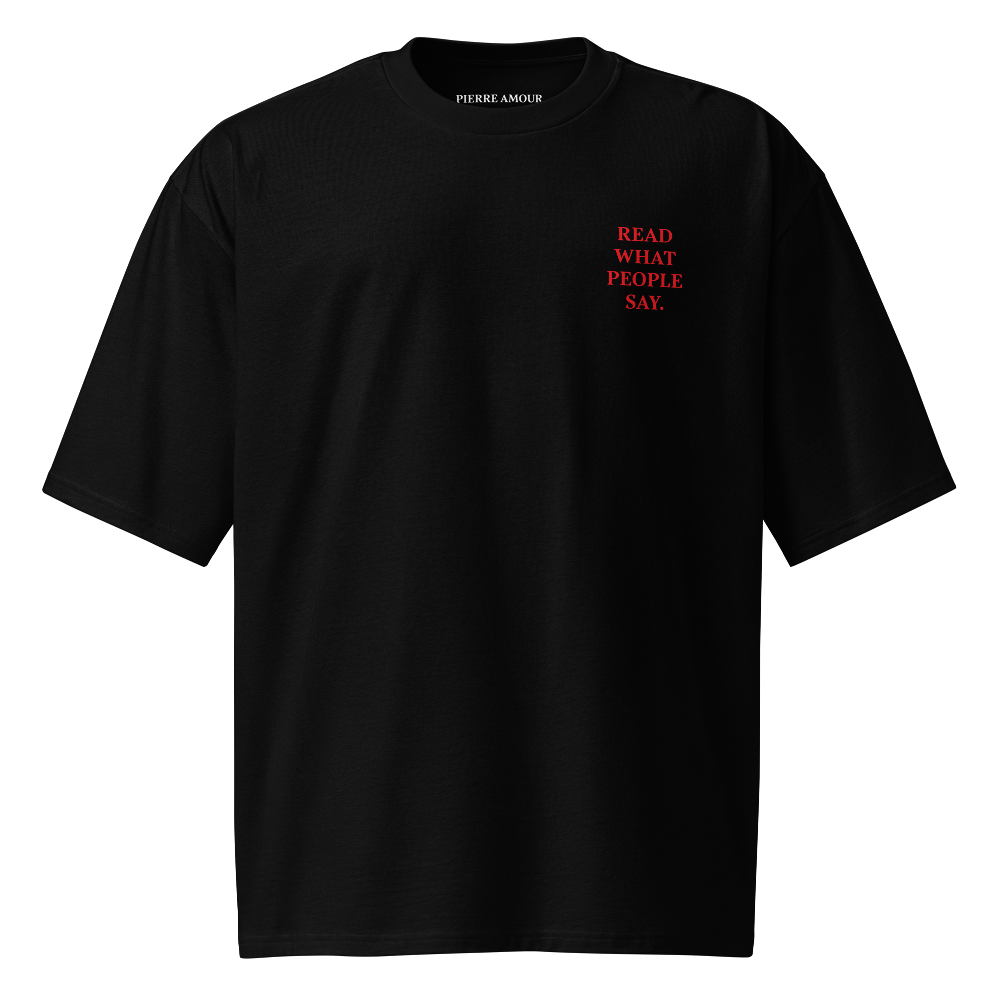Read what - Oversized heavyweight t-shirt