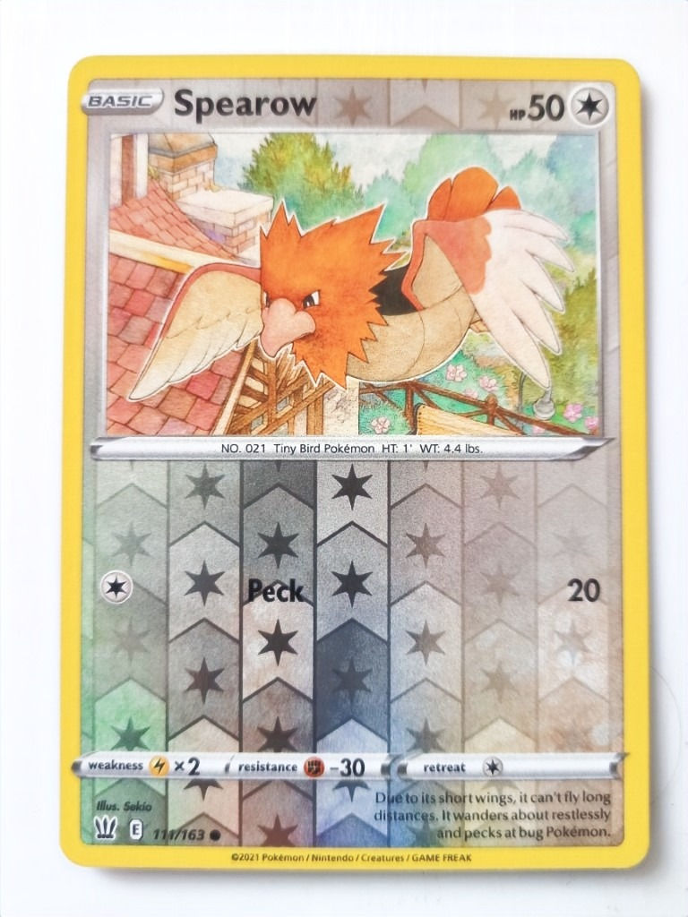Pokemon Cards 111/163 Spearow
