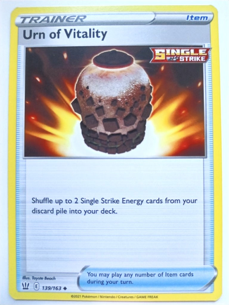 Pokemon Cards 139/163 Urn of Vitality