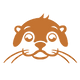 Orange otter logo