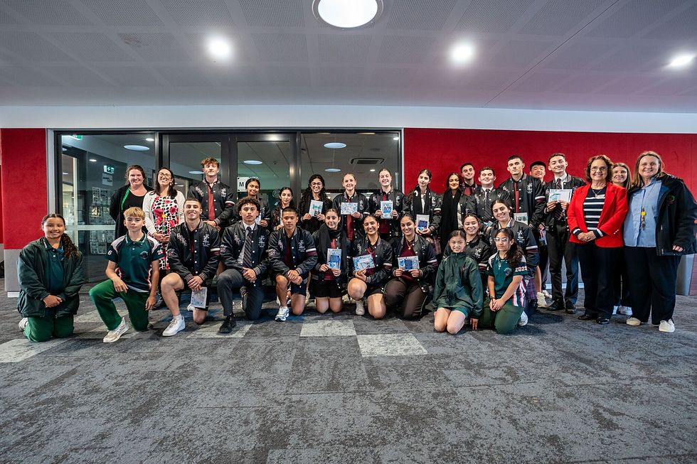 With just over a week until our Year 12 students graduate, a number of our local primary schools - Good Shepherd Catholic Primary School, St Therese Catholic Primary School Sadleir, and St Francis Xavier Catholic Primary School Lurnea - recently organised a heartwarming surprise! They thoughtfully prepared care packs for our Year 12s and presented them with warmth, encouragement and well-wishes. It was a beautiful gesture that reminded our students how supported they are by their wider school community as they prepare to celebrate their graduation and the end of their school journey.