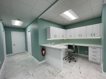 Beauty salon Painting Before and After transformation by Detail Painting