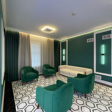 Beauty salon Painting Before and After transformation by Detail Painting