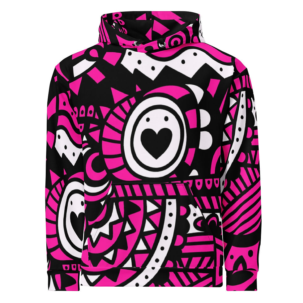 Thumbnail: Love Lives Unisex cotton hoodie