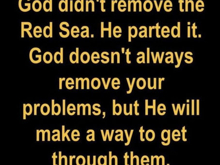 When God Does Not Remove the Red Sea