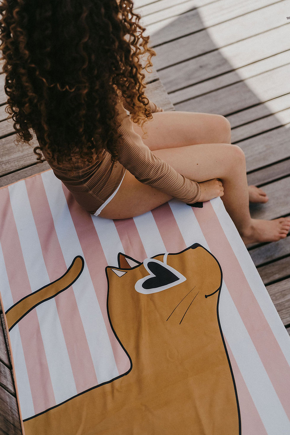 Miniature : Serviette microfibre chat