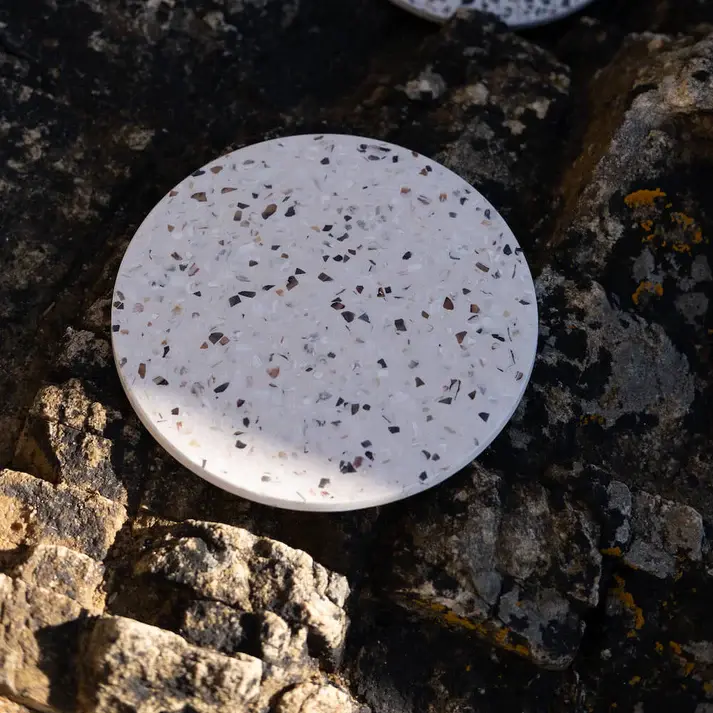 Miniature : Sous-verres hélios blanc