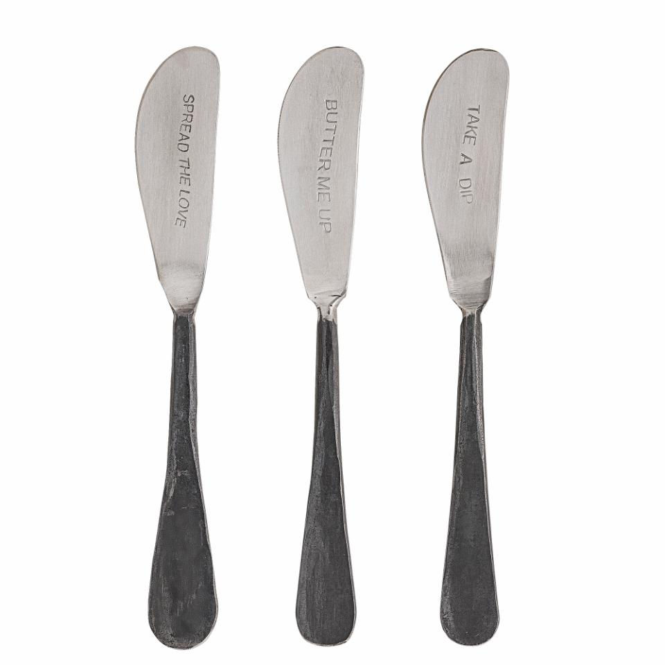 Lot de 3 couteaux à beurre