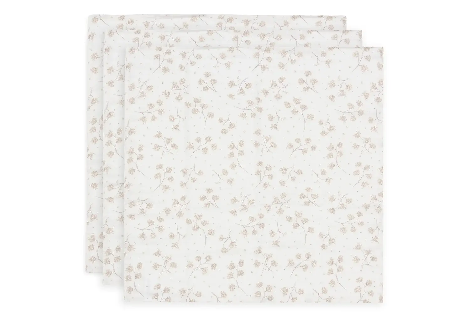 Lange gaze de coton - Leafy Dreams - 3 Unités