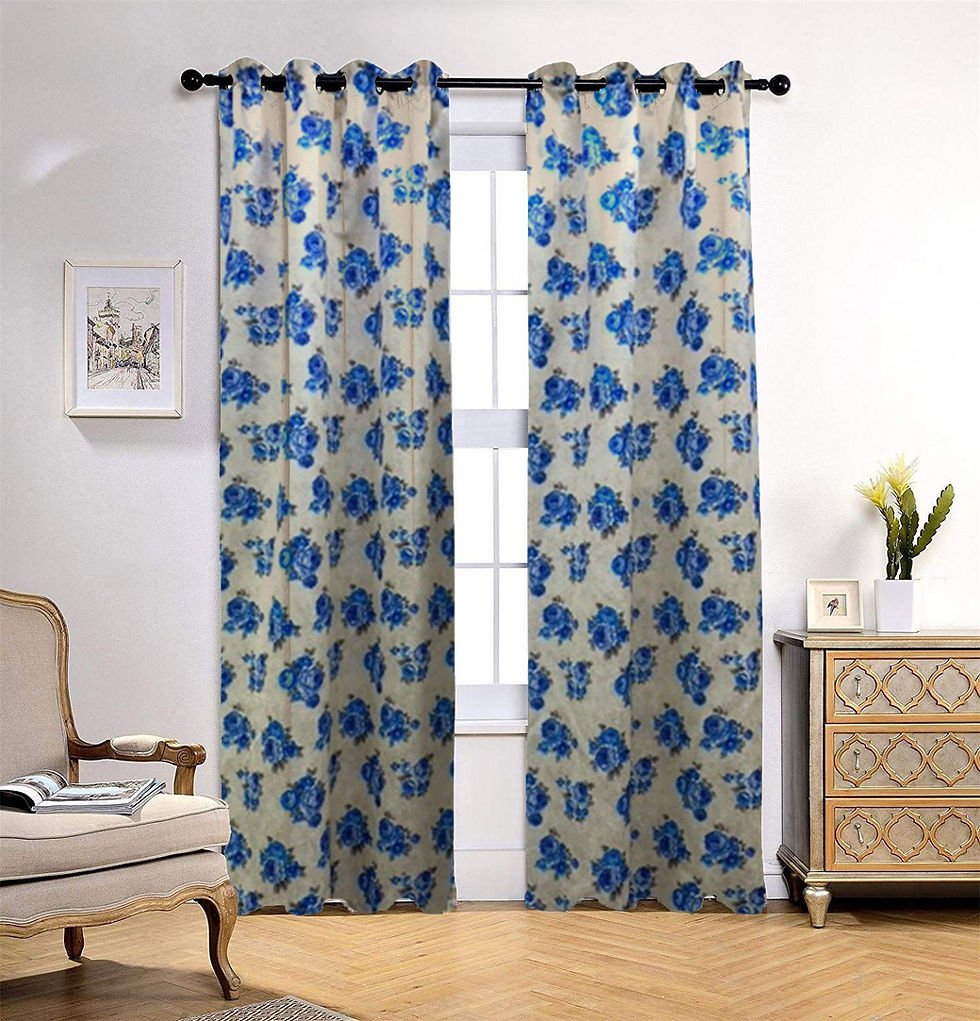 Imej kecil: Hebe Curtain (H1 Blue Grey)
