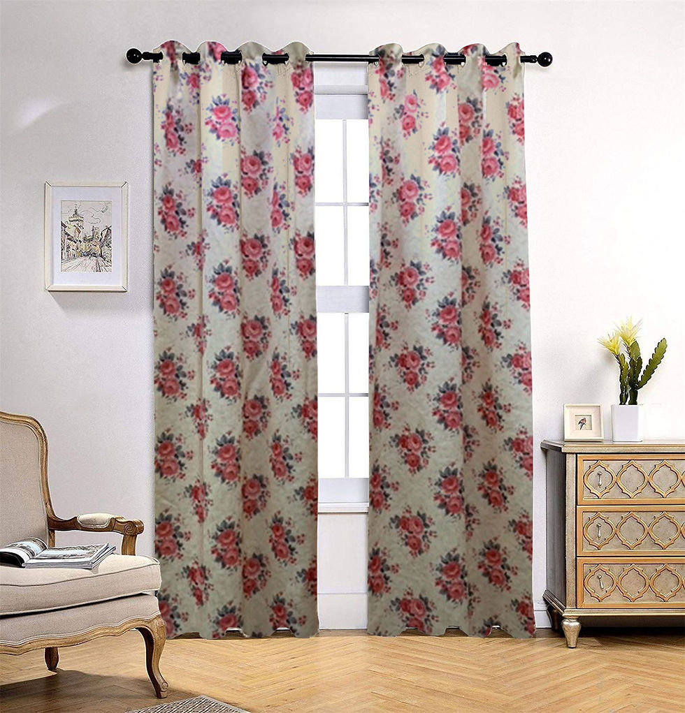 縮圖：Hebe Curtain (H5 Red Grey)