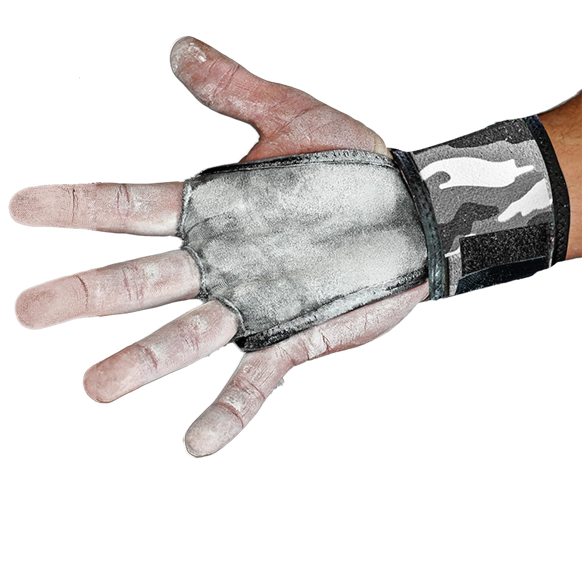JerkFit WODies 3 Hole Gymnastics Grips with Wrist Support - Hand Grips Latex Fre