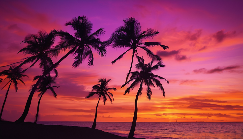 Tropical Sunset Beach Party