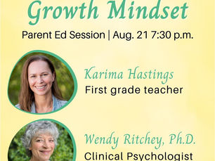 Growth Mindset Presentation for Parents