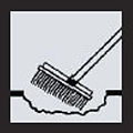 Clean to make ready for Asphalt in a Bag