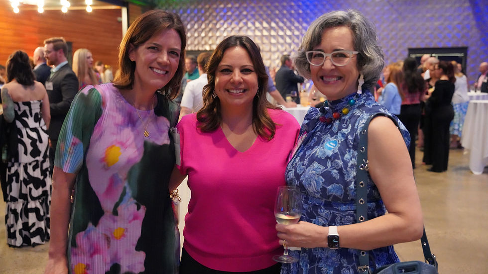 From left to right: Marlene Lopez Ibarra, Jocelyn Skolnik, and Alessandra Chiareli