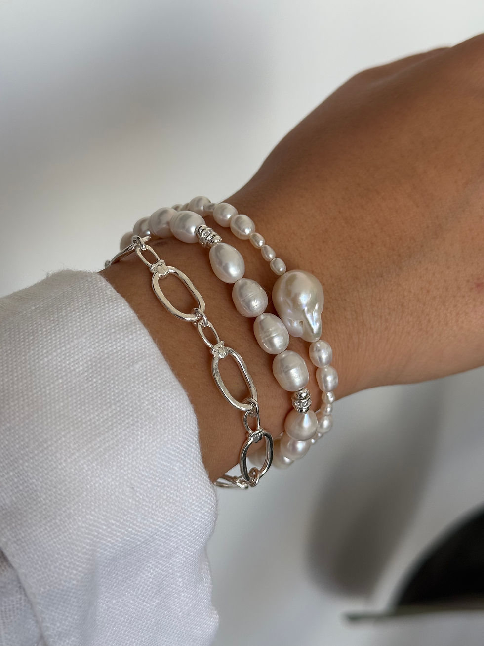 תמונה ממוזערת: צמיד נואל כסף 