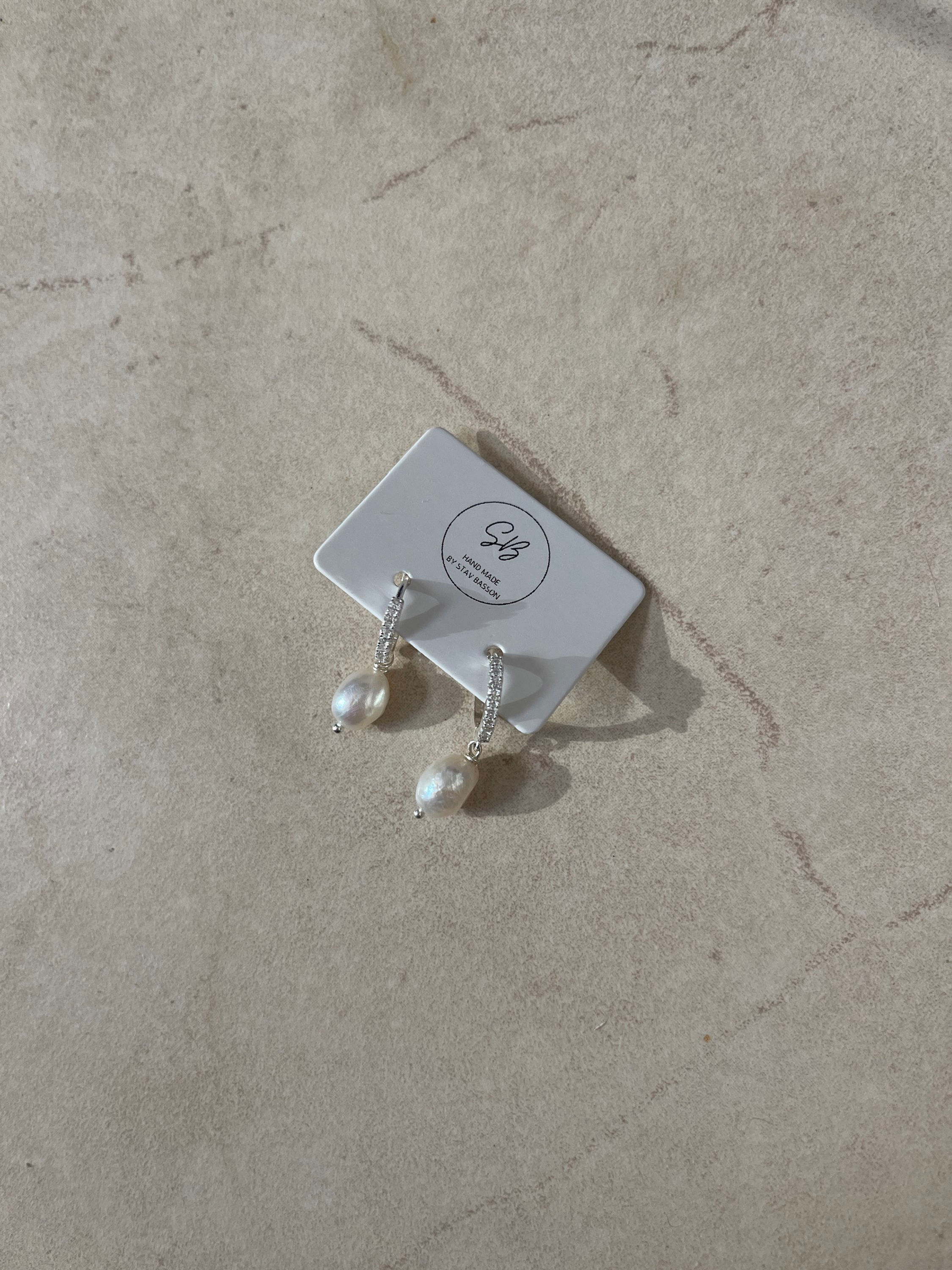 עגילי אלין כסף