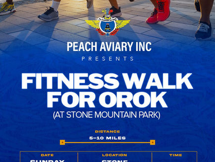 PEACH AVIARY FITNESS WALK FOR OROK
