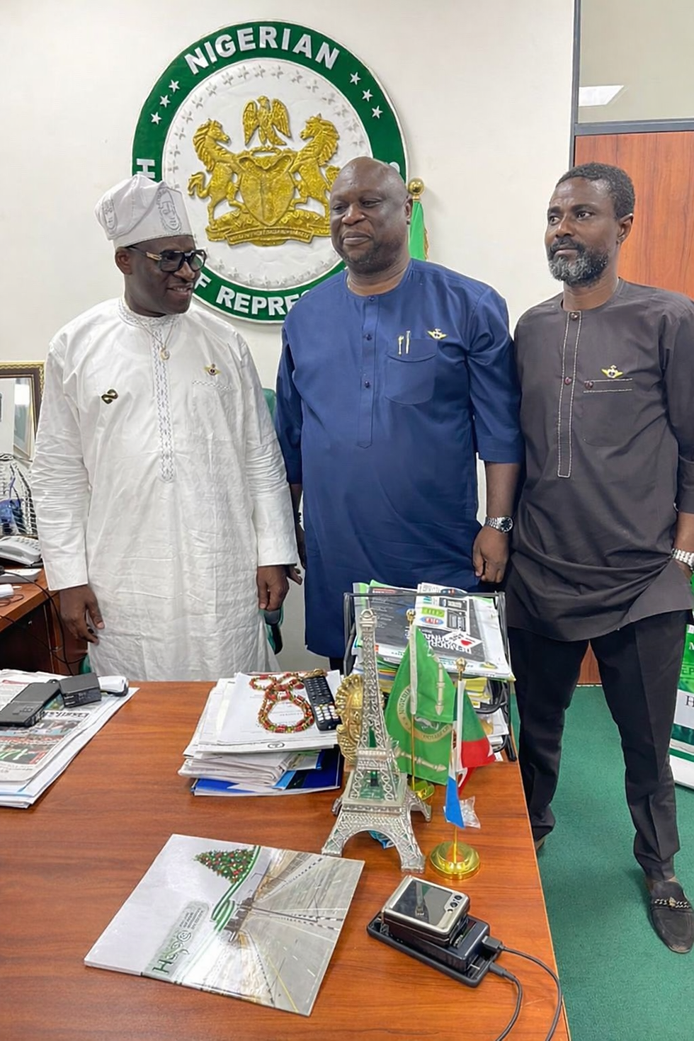 Avian Chief Hon. Dr. Billy Osawaru, Global president and Global Vice President of Aviary club of Nigeria. 