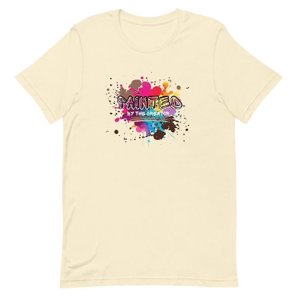 Thumbnail: Black History Month: Painted by the Creator Shirt, Colorful (Unisex Adult)